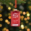 Northlight Santa's Mailbox Glass Christmas Ornament - 4" - Red - 2 of 4