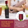 Maplefield Vacuum Wine Stoppers - Leak-Proof Vacuum Pump Wine Preserver - Resealable Wine Vacuum Stopper - Metal - 4 Pack [Combo] - 3 of 4