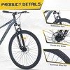 Okak 29IN Single Speed Mountain Bike, Adult Bike with Steel Frame and Front Suspension, Mens Bike for Commuting, Travel, Mountain - 2 of 4