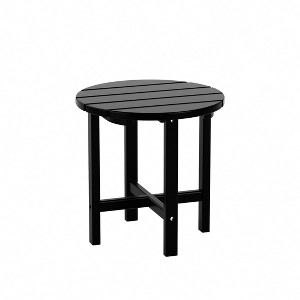 WestinTrends All-Weather Outdoor Patio Round Poly Adirondack Side Table - 1 of 2