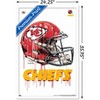 NFL Kansas City Chiefs - Helmet 16 Wall Poster, 22.375 x 34, Framed 