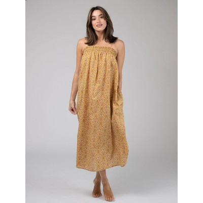 Olive Workshop Montauk Maxi Dress Citrus
