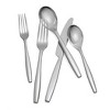 Nambe Aidan 5-Piece Place Setting, 18/10 Mirror Stainless Steel Silverware Cutlery Set, Designed for Home Kitchens, Hotel, or Restaurant Use,Silver - 2 of 4