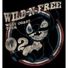 Boy's Lilo & Stitch Distressed Wild and Free Tour Pull Over Hoodie - 2 of 4