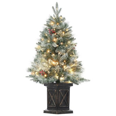 Whizmax 3 FT Christmas Tree,Artificial Christmas Tree with Potted Base,Indoor/Outdoor Holiday Decor