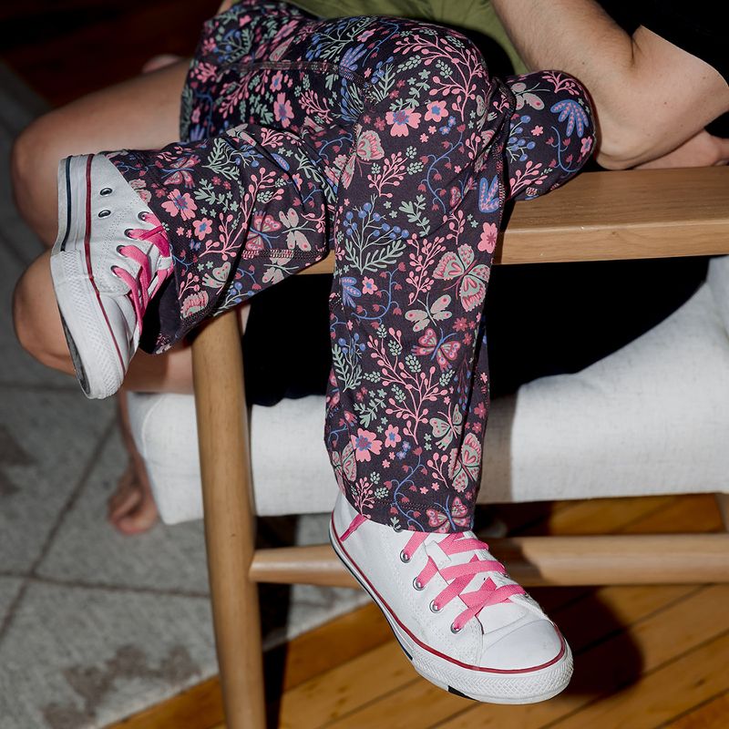 Mightly Girls Fair Trade Organic Cotton Flare Leggings Yoga Pant, 2 of 4