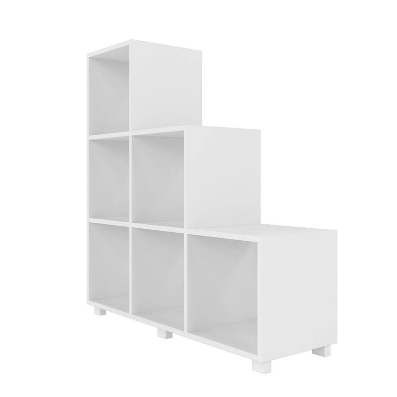 Set of 2 38.58&#34; Cascavel Stair Cubby White - Manhattan Comfort, 6 of 9