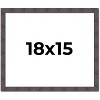 PosterPalooza | Slim Profile Brown Picture Frame - UV Acrylic, Backing Board, Hanging Hardware Included - 2 of 4