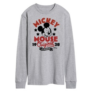 Men's - Disney - Mickey Mouse Long Sleeve Graphic T-Shirt - 1 of 4