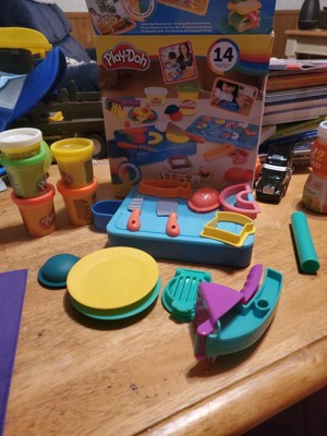 Play-Doh Little Chef Starter Set with 14 Play Kitchen Accessories, Kids Toys  - Play-Doh