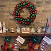 Northlight 3-Finish Shatterproof Ball Christmas Wreath - 24" - Red and Green - Unlit - 4 of 4