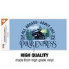 Polar Express All Aboard Automotive Bumper Sticker - 3 of 4