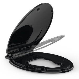 Toilet Seat, Soft Close Lid, Slow Close Noiseless Design, American Standard Compatible - 1 of 1