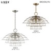Livex Lighting Brooklyn 4 - Light Chandelier in  Brushed Nickel - 2 of 4