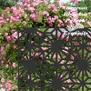CAVINAS Patio Decorative Screen Freestanding Metal Fence Privacy Screen with Mesh Pattern for Outside and Garden - 3 of 4
