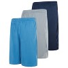 Men's Athletic Shorts with Pockets Quick Dry Fit Moisture Wicking Gym Workout Shorts for Men for Basketball, Running, Pack of 3 - 2 of 4