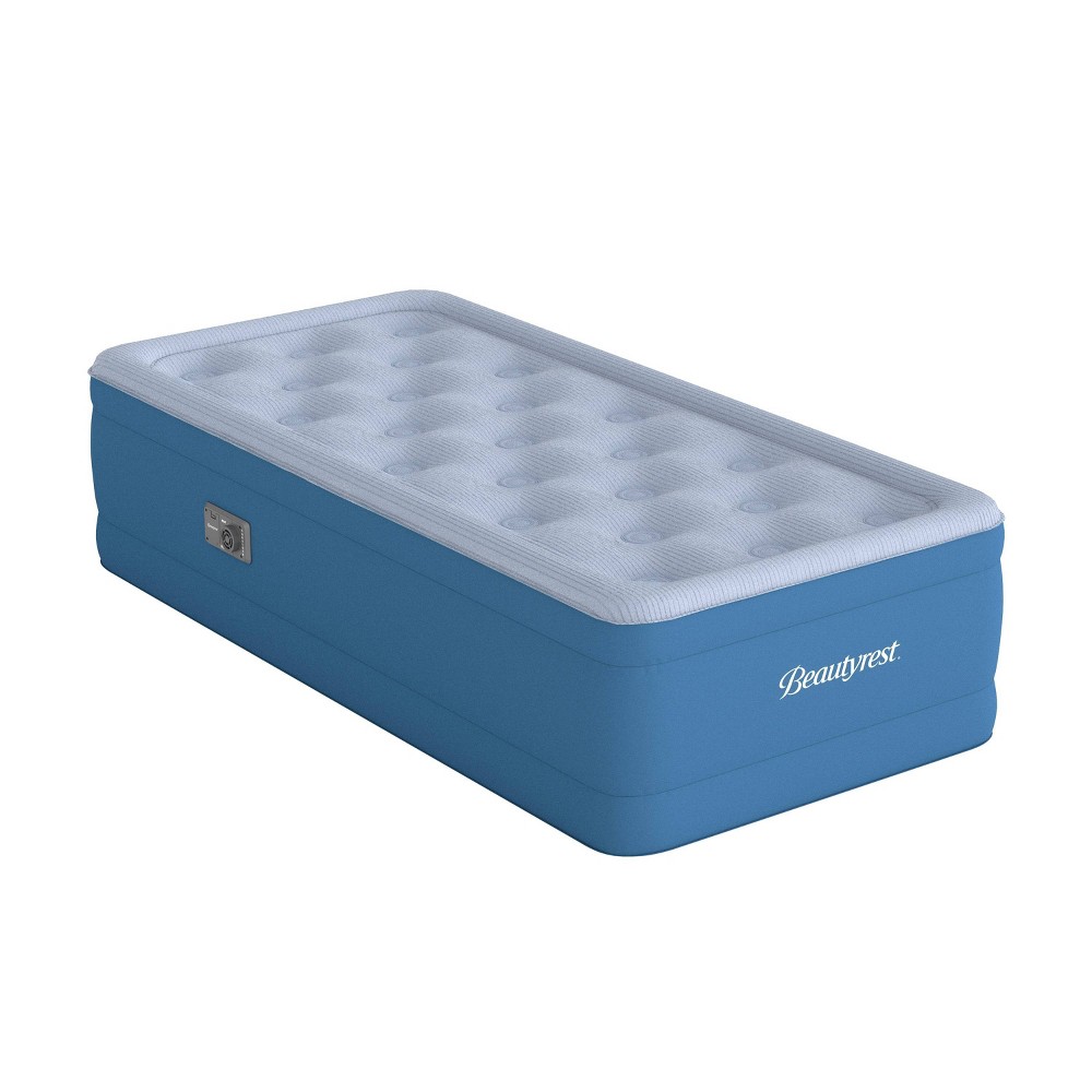 Photos - Outdoor Furniture Beautyrest Comfort Plus 17" Anti-Microbial Air Mattress with Pump - Twin 