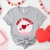 Simply Sage Market Women's Not Today Cupid Checkered Short Sleeve Graphic Tee - 2 of 4
