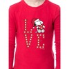 Peanuts Family Christmas Love Snoopy Santa Sleep 2 Piece Pajama Set Child - 4 of 4