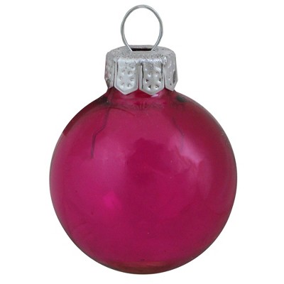 Northlight 40ct Clear Lipstick Glass Christmas Ornaments 1.5" (38mm)