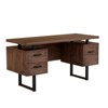 PAGED Computer Desk Modern Rotating Executive Desk with Open Storage Shelves for Office and Study - 4 of 4
