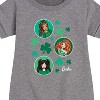 - Barbie - St Paddys Collage Graphic Short Sleeve Fleece Dress - 2 of 4