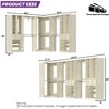 Aheaplus Large Closet System with Wooden Drawers and Shoe Racks - 4 of 4