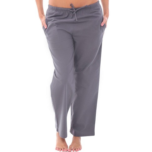 Alexander Del Rossa Women's Flannel Pajama Pants - Steel Gray - Small ...