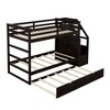 YOOCOZZ Twin-Over-Twin Bunk Bed with Twin Size Trundle and 3 Storage Stairs - 4 of 4