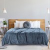 PiccoCasa Soft Warm Flannel Fleece Fuzzy Plush Lightweight Microfiber Bed Blanket - 3 of 4