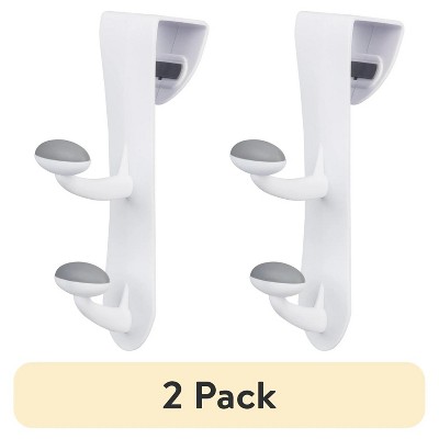 LunaLulinlk (2 pack) Over The Door Polishing Non-Slip 2 Packs Hook Adult Organizer