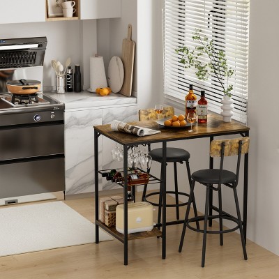 Bar Table and Chairs Set