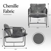 UNISOAR Modern Accent Chair Comfortable Living Room Chairs with Armrests - 2 of 4