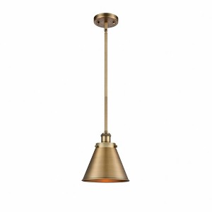 Appalachian - 1 Light Stem Hung Mini Pendant In Industrial Style-7.5 Inches Tall and 7 Inches Wide - 1 of 1