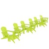 WestinTrends Dylan HDPE Outdoor Patio Adirondack Chair (12-Piece Set) - 3 of 4