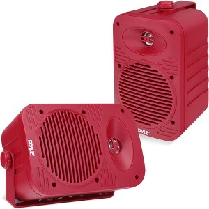 Pyle Indoor Outdoor Speakers Pair - 500 Watt Dual Waterproof 5.25” 2-Way Full Range Speaker System - 1 of 4