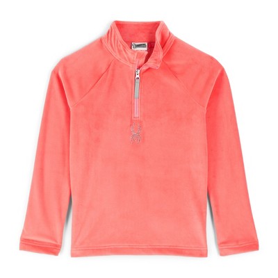 Spyder Girls Shimmer Bug Half Zip T-neck, Tropic - Xl : Target