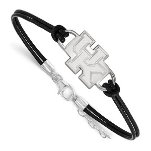 Black Bow Jewelry Sterling Silver Kentucky Wildcats NCAA Identification Bracelet 7 Inch - 1 of 3
