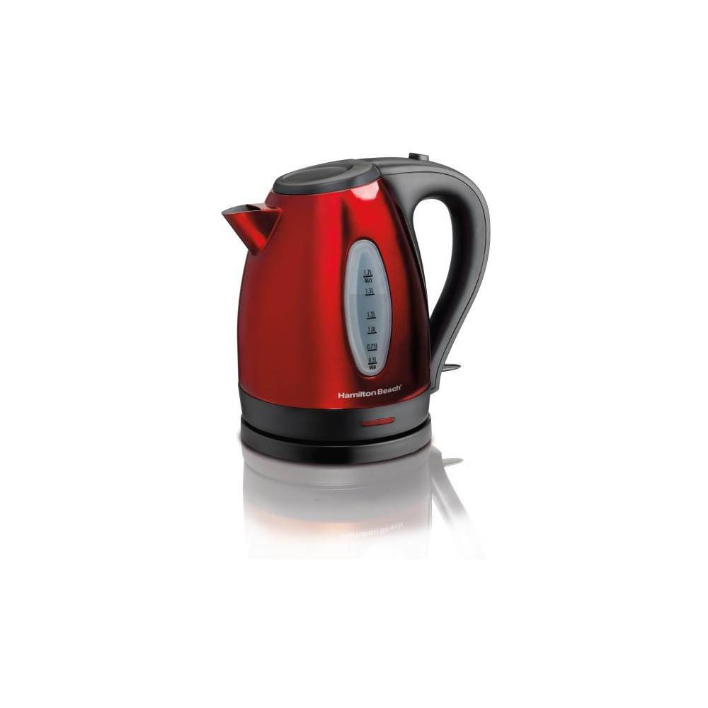 Photos - Electric Kettle Hamilton Beach 1.7L Red Kettle 40885 