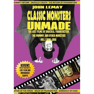 Classic Monsters Unmade - by  John Lemay (Paperback)