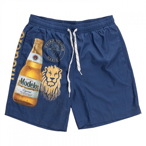 Modelo Especial Mens Modelo Especial Golden Logo Board Shorts - XLarge
