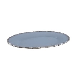 Split P Rope Border Oval Platter - 1 of 3