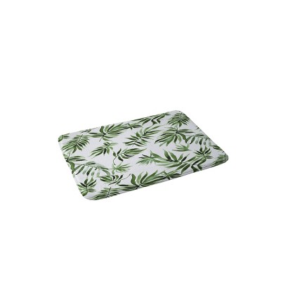 Marta Barragan Camarasa Watercolor Bath Mat Green - Deny Designs