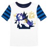 My Little Pony Retro Shine Bright Youth Short Sleeve Shirt & Striped Sleep Pajama Pants Set - image 2 of 4