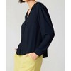 Women's Lisette Button Down Blouse - current air - 4 of 4