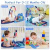 Babyluv 2 In 1 Baby Gym Play Mat Tummy Time Mat Musical Activity Center with 5 Rattle Toys 422 Melodies for 0-12 Months Old - 2 of 4