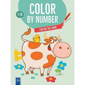 Color by Number Fun on the Farm - (Dover Kids Coloring Books) by  Yoyo Books (Paperback) - 1 of 1