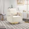 NicBex Accent Chair Modern Lounge Chair Comfy Chair Sofa Chair With Gold Stainless Steel Base for Living Room, Bedroom, Club - 2 of 4