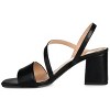 Journee Collection Womens Lirryc Open Toe Mid Block Heel Pumps - image 2 of 4