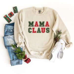 Simply Sage Market Women's Graphic Sweatshirt Mama Claus Colorful - 1 of 4